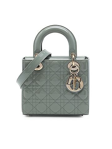 Dior Small Patent Cannage Lady Dior (view 1)