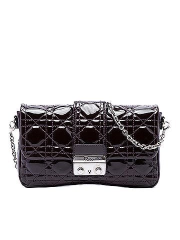 Dior Patent Cannage New Lock Pouch Crossbody (view 1)