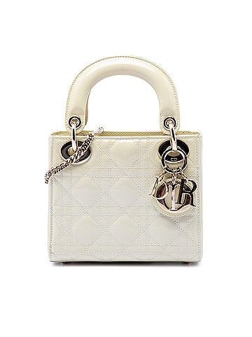 Dior Mini Patent Cannage Lady Dior (view 1)