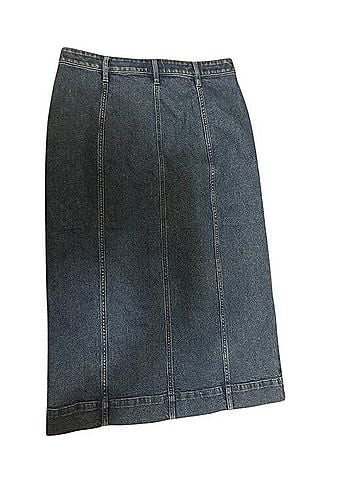 Ann Taylor Factory Denim Skirt (view 2)