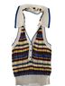Veronica Beard Stripes Multi Color Sleeveless Blouse Size M - photo 2