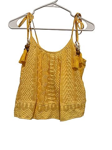 Ramy Brook Rocco Embroidered Tie Sleeveless Blouse (view 1)