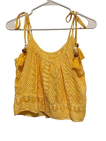 Ramy Brook Rocco Embroidered Tie Sleeveless Blouse (view 2)