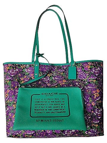 Coach Reversible Tote Set Leather Tote (view 1)