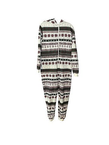 Fabletics Fair Isle Hooded Jumpsuit Casual Dress (view 1)