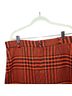 Zara Plaid Orange Black Skort Size XXL - photo 2