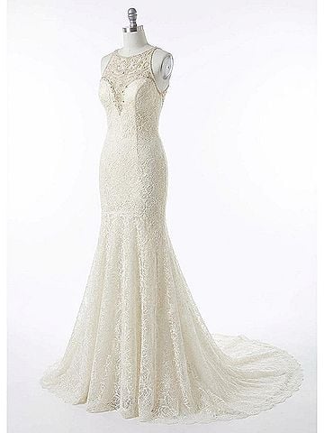 Sophia Tolli Wedding Dress in Ivory/Light Champagne (view 1)