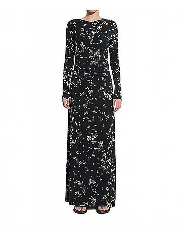 Christian Wijnants Destie Dress in Black Althaea (view 2)