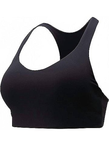 New Balance Women's Power X Sports Bra in Black (view 1)