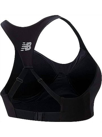 New Balance Women's Power X Sports Bra in Black (view 2)
