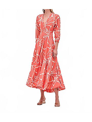 Alexis Bimini Dress in Coral (view 2)
