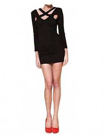 Keepsake Follow Me Dress in Black (view 2)