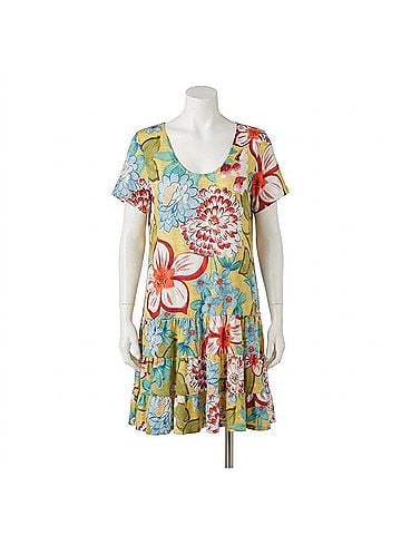 Jams World Hattie Scoop Neck Mini Dress in Riesling (view 1)