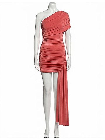 Amanda Uprichard Cierra Asymmetrical Mini Dress in Santa Fe (view 1)