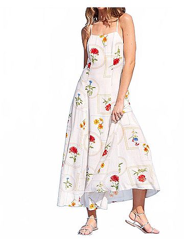 Illa Illa Garden Print Maxi Dress in Multi (view 2)