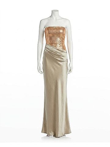 retrofête Alexandra Dress in Latte (view 1)