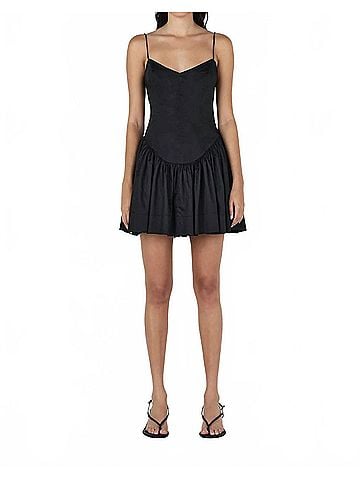Hansen & Gretel Sonja Mini Dress in Black (view 2)