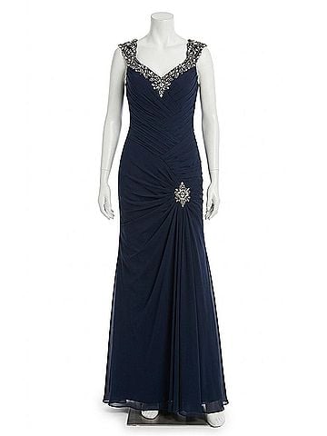 VM Women's Mermaid Gown in Black (view 1)