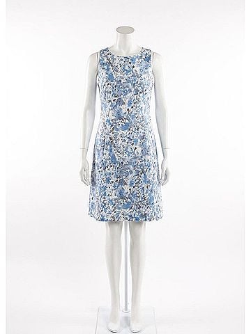 Michael Tyler Maggie Sleeveless Dress in Blue Multi (view 1)