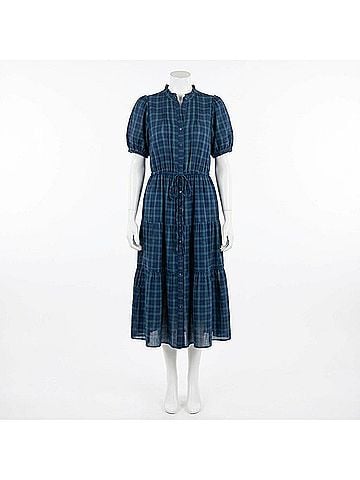 Trovata Hildie Midi Dress in Amaro Stems (view 1)
