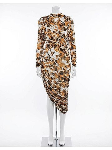 Et Ochs Lucien Floral Midi Dress in Multicolor (view 1)