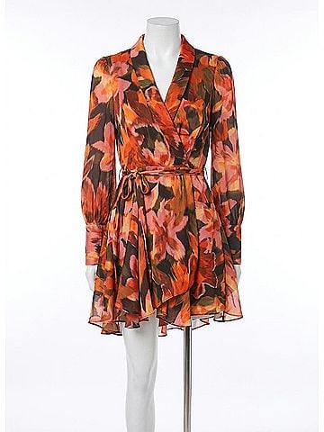 Tart Collections Glaenna Mini Dress in Bromeliad Ikat V2 (view 1)