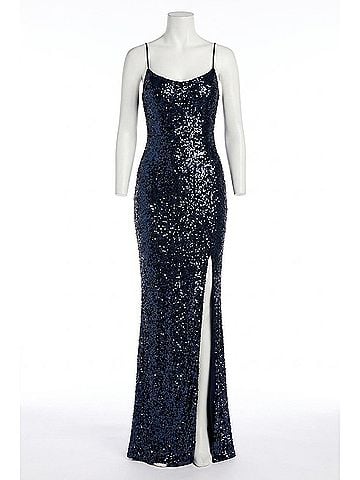Nookie Confetti Gown in Navy (view 1)