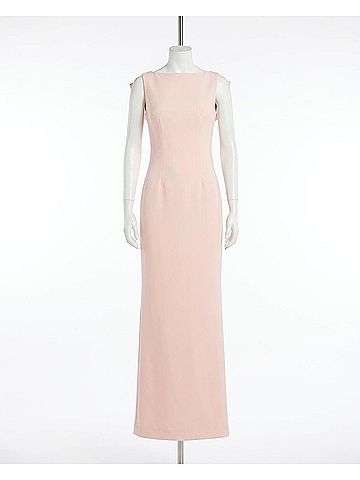 Safiyaa Celestia Long Dress in Pale Pink (view 1)