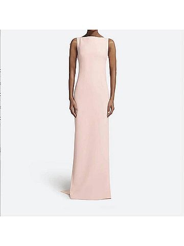 Safiyaa Celestia Long Dress in Pale Pink (view 2)