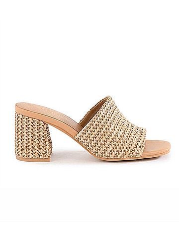Seychelles Women's Adapt Raffia Heel Sandals in Natural (view 1)