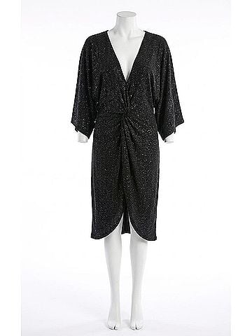 Sheri Bodell Women's Long Sleeve Mini Dress in Black (view 1)