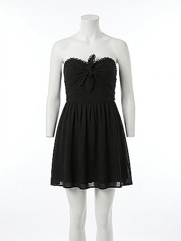Judith March The Chloe Strapless Mini Dress in Black (view 1)