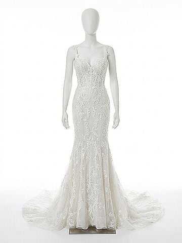 Demetrios Fiona Glam Bride Gown in Ivory (view 1)