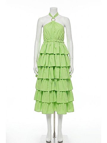Do & Be In The Limelight Maxi Dress in Lime (view 1)