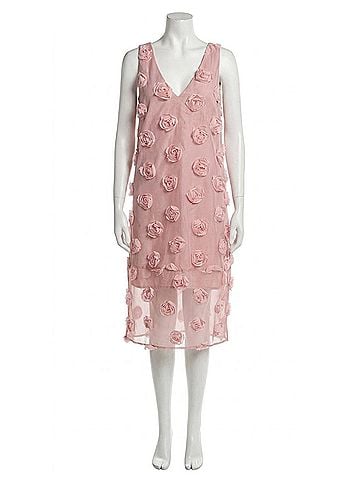 Corey Lynn Calter Quinn Pink Rose Dress in Pink (view 1)
