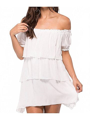 Stone Cold Fox Liberty Dress in White (view 2)