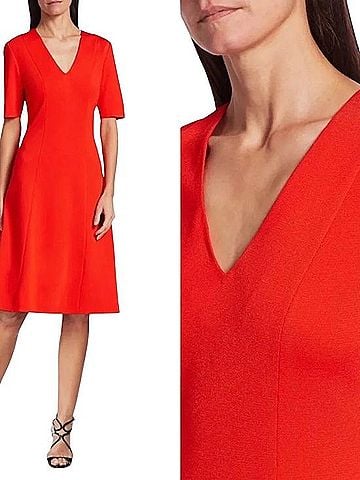 St. John Milano Knit Midi Dress Casual Dress (view 1)