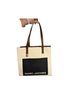 Marc Jacobs Black Ivory Brown Leather Tote One size - photo 1