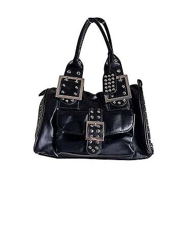 Tag Brand Y2K Punk Rivet Top Handle Shoulder Bag with Belt Buckles Shoulder Bag (view 1)