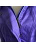 L.L.Bean 100% Polyester Plaid Purple Raincoat Size S - photo 6