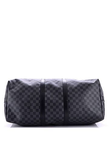 Louis Vuitton Keepall Bandouliere Bag Damier Graphite 55 (view 2)