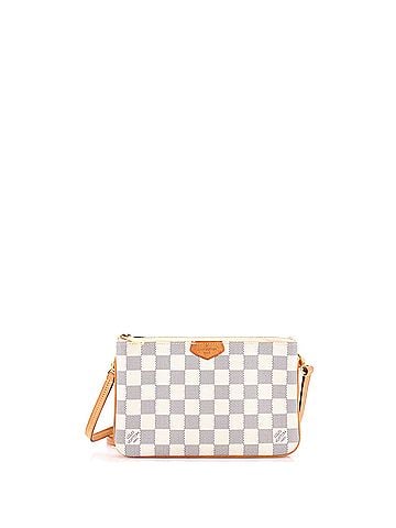 Louis Vuitton Double Zip Pochette Damier (view 1)
