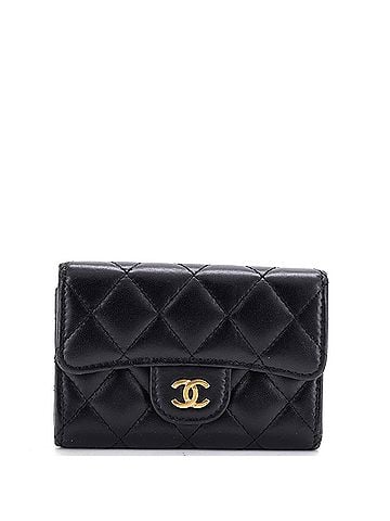 Chanel Classic Flap Card Case Quilted Lambskin (view 1)