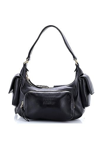 Miu Miu Pocket Shoulder Bag Leather (view 1)
