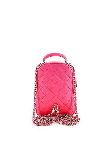 Chanel Classic CC Chain Pocket Backpack Quilted Caviar Mini (view 2)