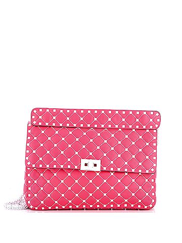 Valentino Garavani Free Rockstud Spike Flap Bag Quilted Leather Large (view 1)