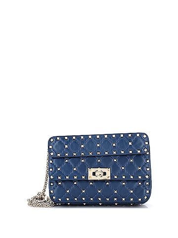 Valentino Garavani Rockstud Spike Flap Bag Quilted Leather Small (view 1)