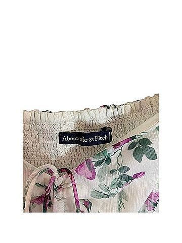 Abercrombie & Fitch Ruched Milkmaid Mini Dress Casual Dress (view 2)
