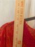Catherines Paisley Red Orange 3/4 Sleeve Blouse Size 2X - photo 7