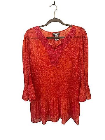 Catherines 3/4 Sleeve Blouse (view 1)
